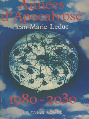 cover image of Années d'apocalypse